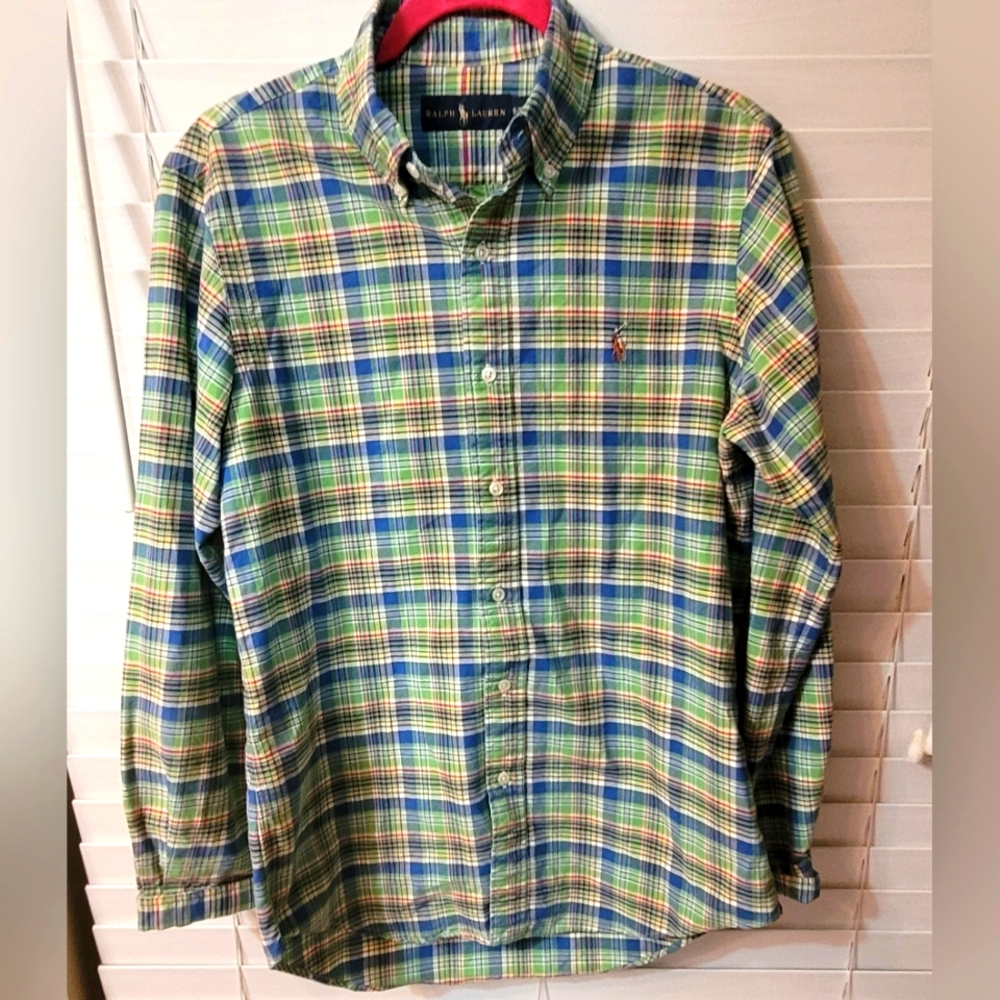 Ralph Lauren, Mens Small Petite, button up